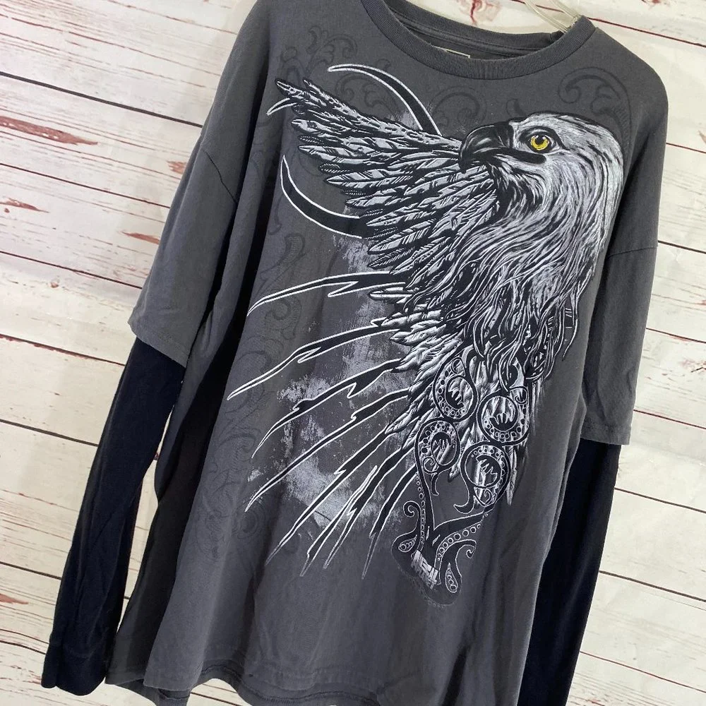 SOLD TNT Animal Planet Bald Eagle Long Sleeve T-Shirt NWOT Men's - Picture 4 of 10